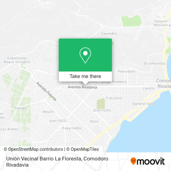 Mapa de Unión Vecinal Barrio La Floresta