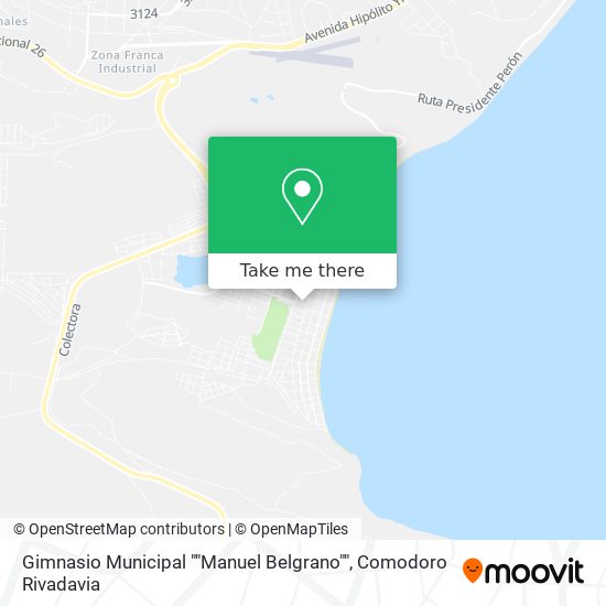 Gimnasio Municipal ""Manuel Belgrano"" map