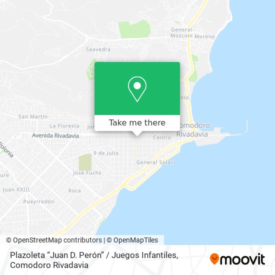 Plazoleta “Juan D. Perón” / Juegos Infantiles map