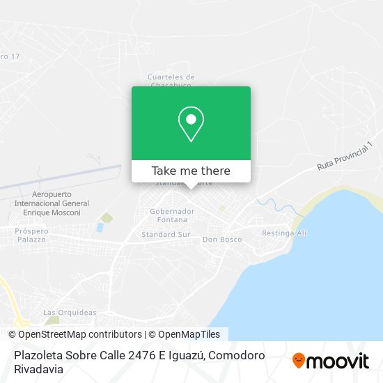 Plazoleta Sobre Calle 2476 E Iguazú map