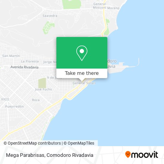 Mega Parabrisas map