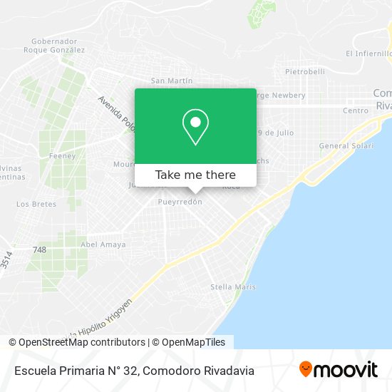 Escuela Primaria N° 32 map