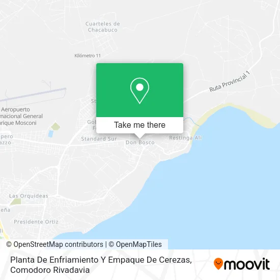 Planta De Enfriamiento Y Empaque De Cerezas map