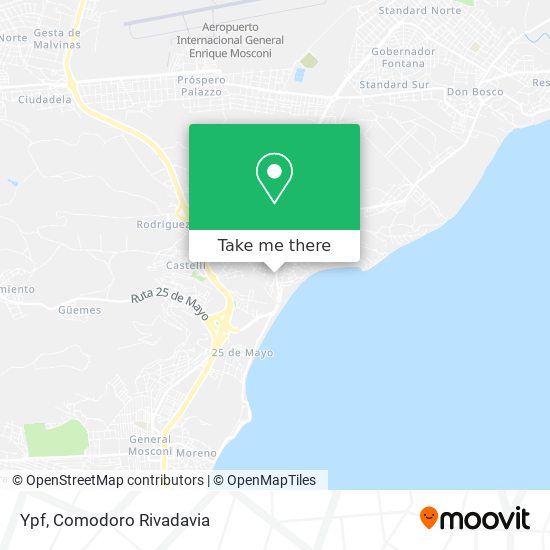 Mapa de Ypf