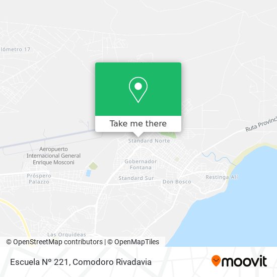 Escuela Nº 221 map