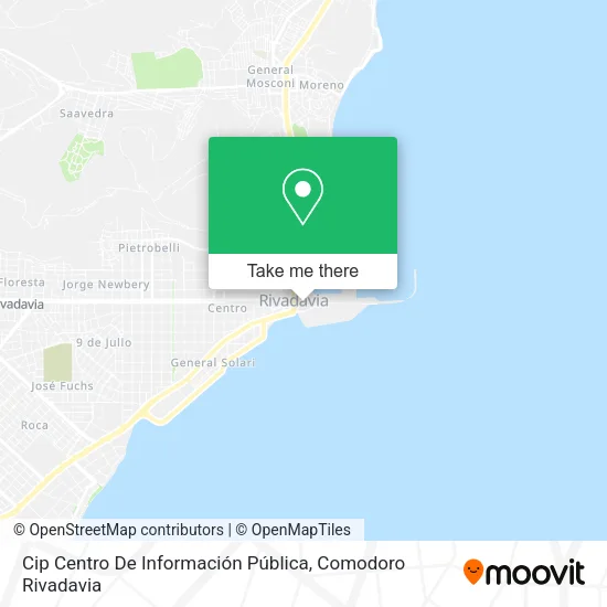 Mapa de Cip Centro De Información Pública