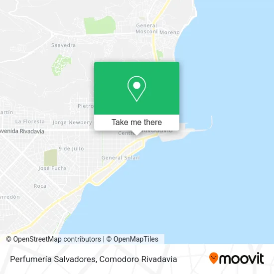Mapa de Perfumería Salvadores