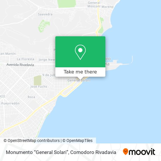Mapa de Monumento “General Solari”