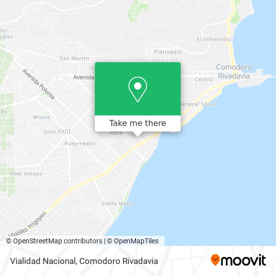 Vialidad Nacional map