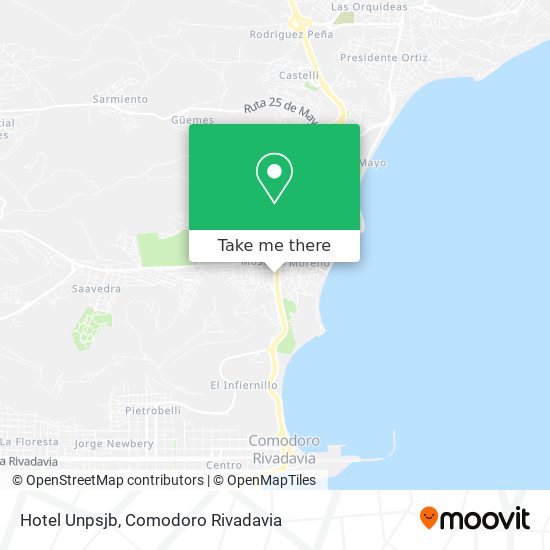 Mapa de Hotel Unpsjb