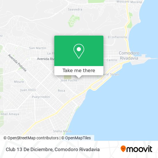 Club 13 De Diciembre map