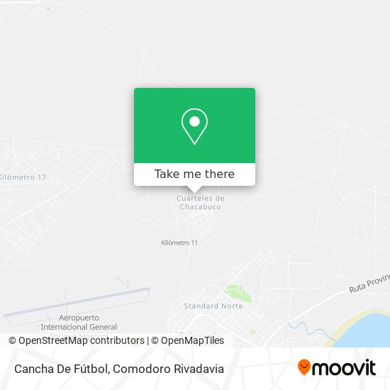 Mapa de Cancha De Fútbol