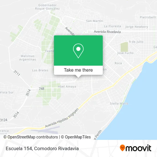 Escuela 154 map