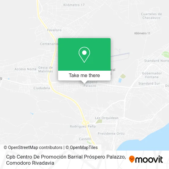 Mapa de Cpb Centro De Promoción Barrial Próspero Palazzo