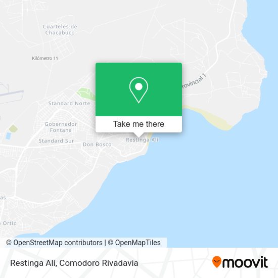 Restinga Alí map