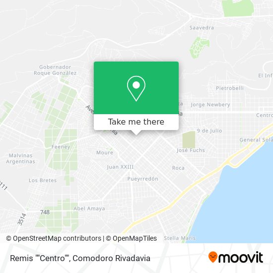 Remis ""Centro"" map
