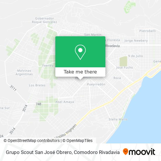 Grupo Scout San José Obrero map