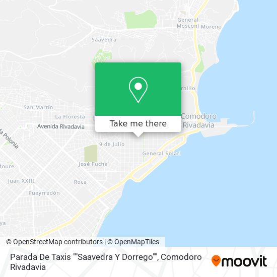 Parada De Taxis ""Saavedra Y Dorrego"" map