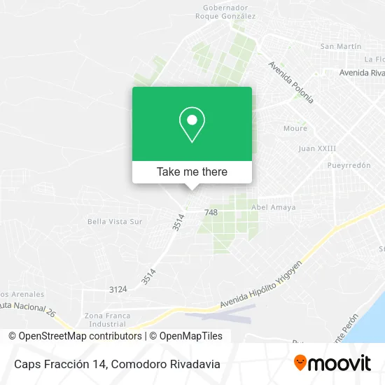 Caps Fracción 14 map