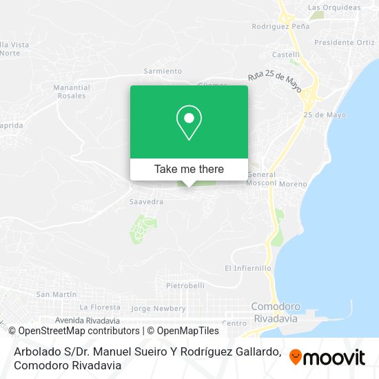 Arbolado S / Dr. Manuel Sueiro Y Rodríguez Gallardo map