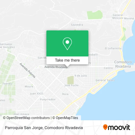 Mapa de Parroquia San Jorge