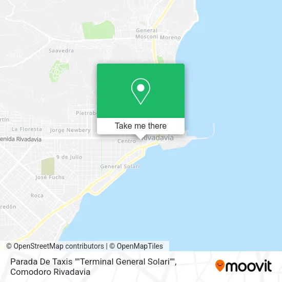 Mapa de Parada De Taxis ""Terminal General Solari""