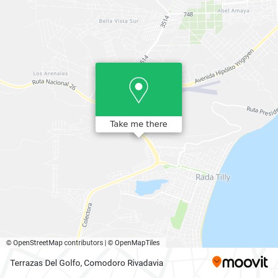 Terrazas Del Golfo map