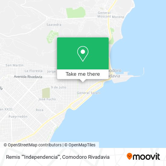 Remis ""Independencia"" map