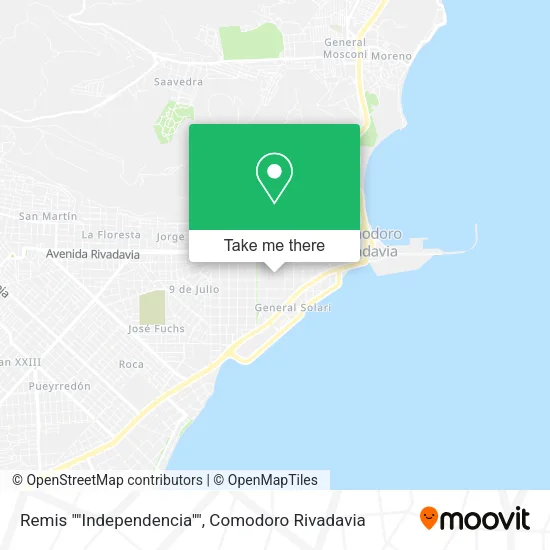 Remis ""Independencia"" map