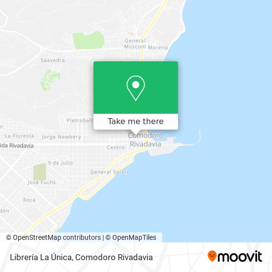Librería La Única map