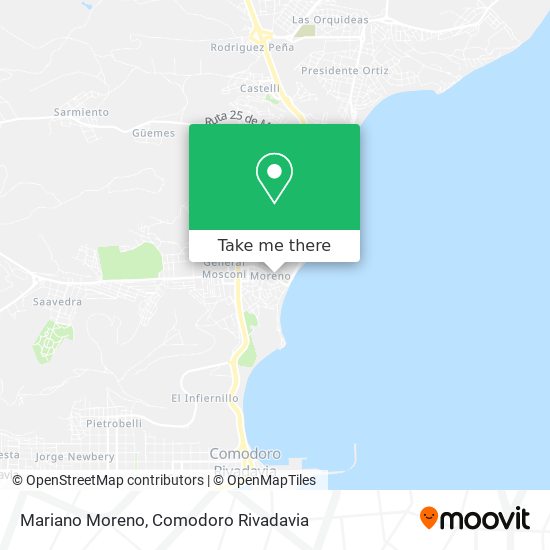 Mariano Moreno map