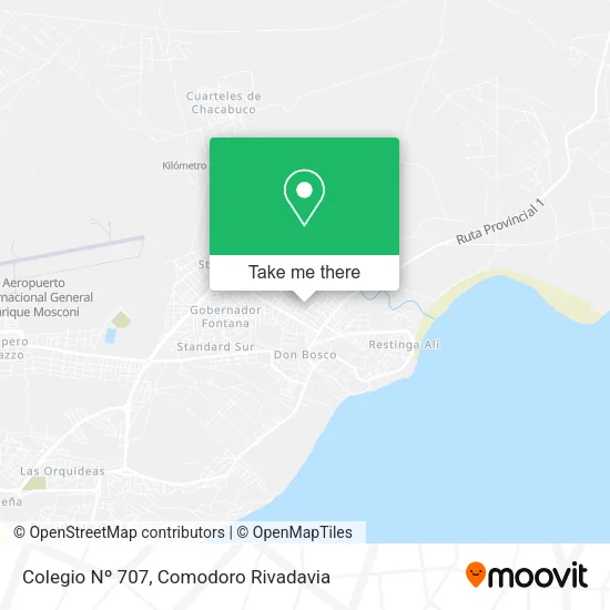 Colegio Nº 707 map