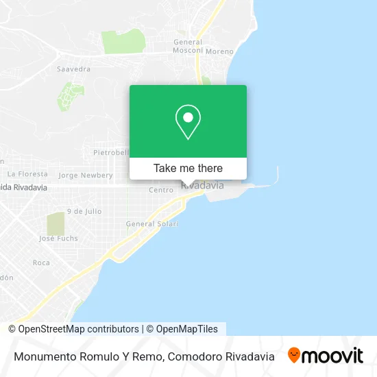 Mapa de Monumento Romulo Y Remo