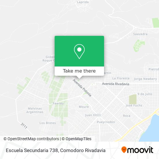 Mapa de Escuela Secundaria 738
