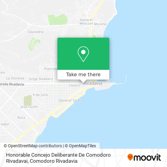 Honorable Concejo Deliberante De Comodoro Rivadavai map