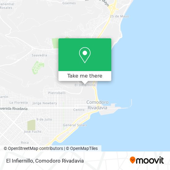 El Infiernillo map