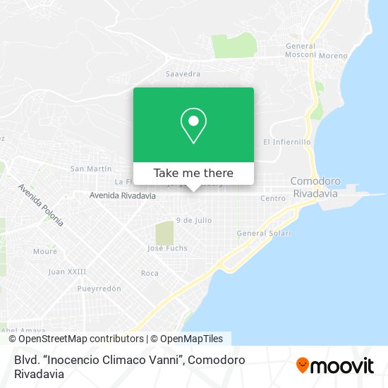 Mapa de Blvd. “Inocencio Climaco Vanni”