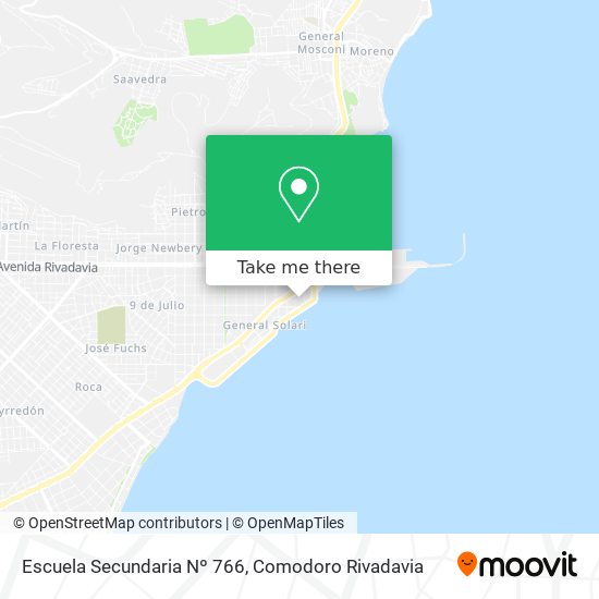 Mapa de Escuela Secundaria Nº 766