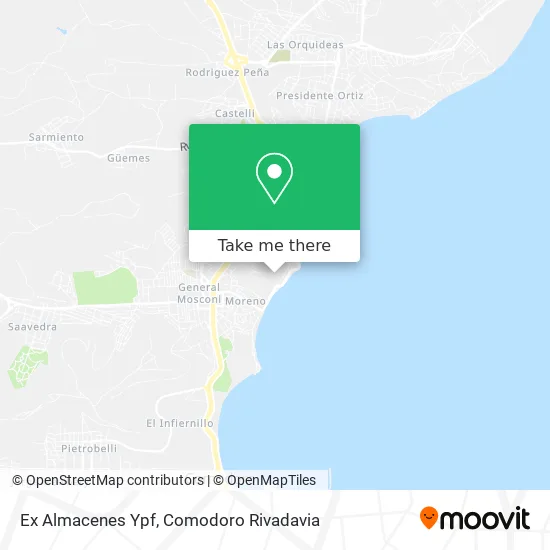 Ex Almacenes Ypf map