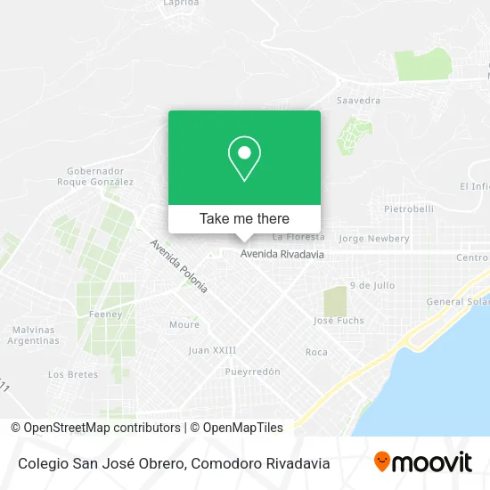Colegio San José Obrero map
