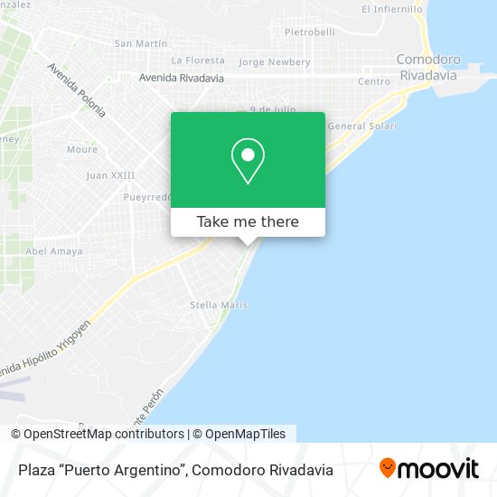 Mapa de Plaza “Puerto Argentino”