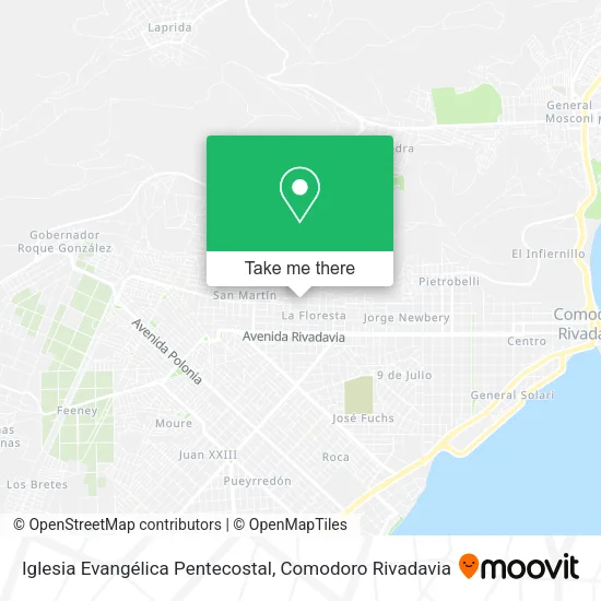 Mapa de Iglesia Evangélica Pentecostal
