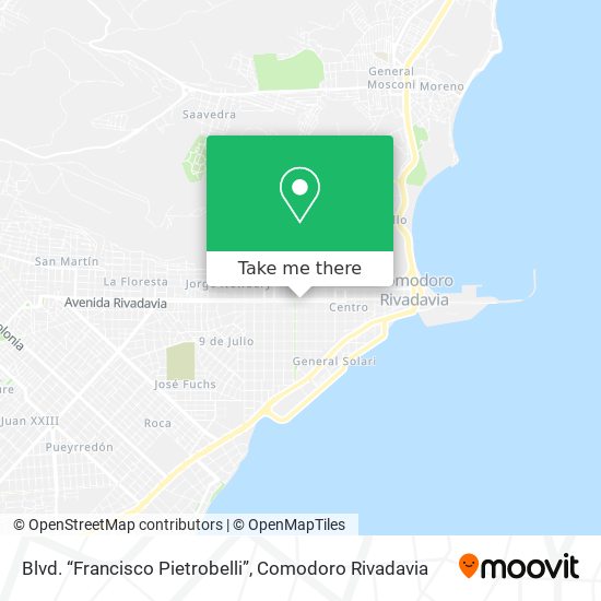 Blvd. “Francisco Pietrobelli” map