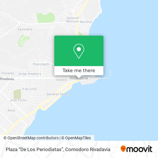 Plaza “De Los Periodistas” map
