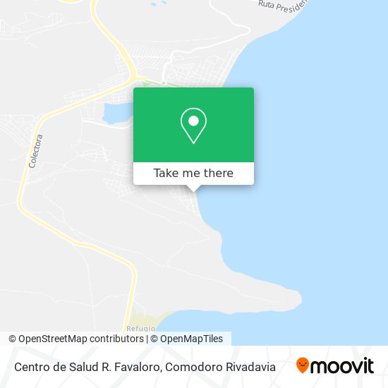 Mapa de Centro de Salud R. Favaloro