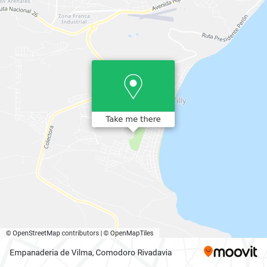 Empanaderia de Vilma map
