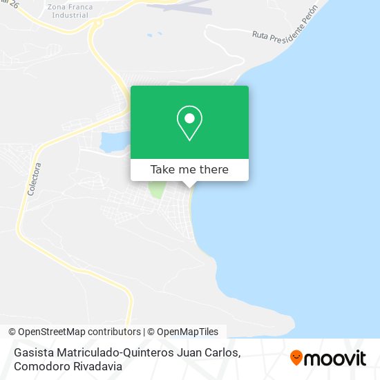 Gasista Matriculado-Quinteros Juan Carlos map