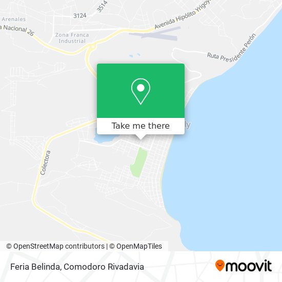 Feria Belinda map