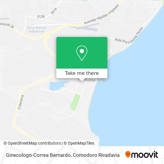 Ginecologo-Correa Bernardo map