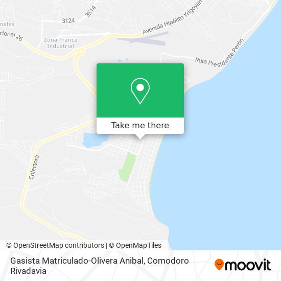 Gasista Matriculado-Olivera Anibal map